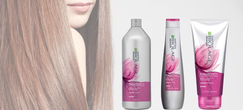 Capelli assottigliati? Prova i prodotti Matrix Biolage FullDensity