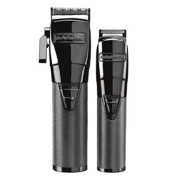 BABYLISS PRO 4ARTIST FX8705E GUNSTEELFX CLIPPER E TRIMMER COMBI SET 