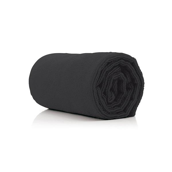 Bifull Asciugamano in cotone riciclato comfort Nero 90x50 cm