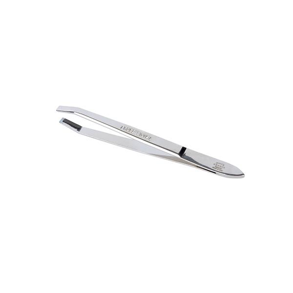 BIFULL PINZA BASE DEPILATORIA PREMIUM CON PUNTA RETTA SILVER TWEEZERS