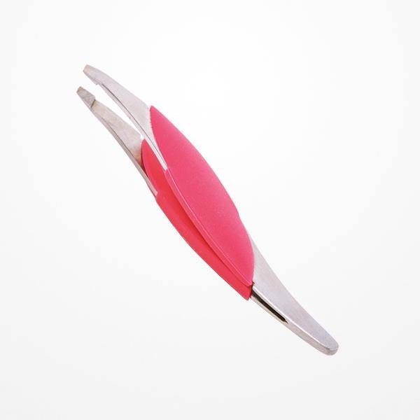 BIFULL PINZA DEPILATORIA CON PUNTA CURVA BREEZE PINK