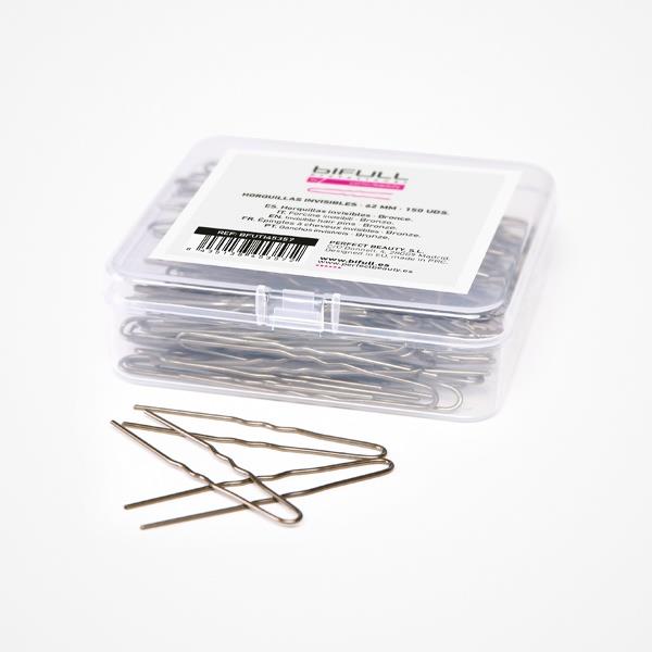 BIFULL FORCINE INVISIBILI BRONZO 62 MM - CONF. 150PZ