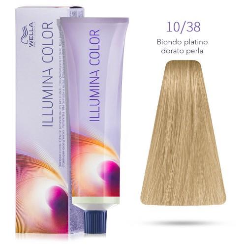 Wella Illumina Color 10/38 Biondo Platino Dorato Perla 60 ml