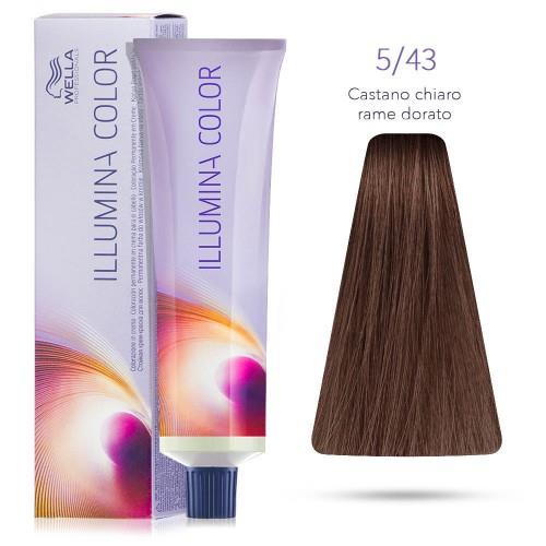 Wella Illumina Color 5/43 Castano Chiaro Rame Dorato 60 ml