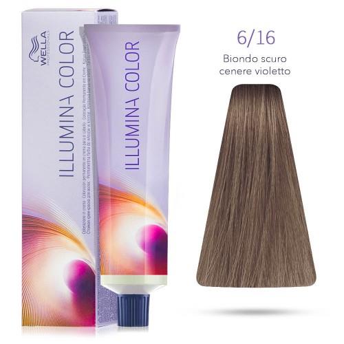 Wella Illumina Color 6/16 Biondo Scuro Cenere Violetto 60 ml