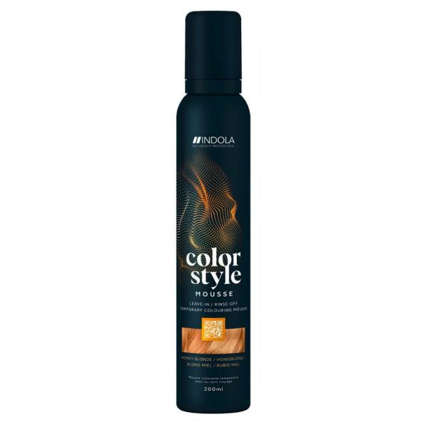 Indola Color Style Mousse biondo miele 200 ml