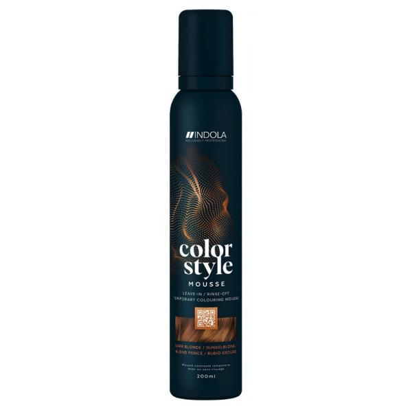 Indola Color Style Mousse Dark Blonde - Biondo scuro 200 ml
