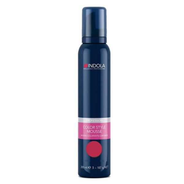 Indola Color Style Mousse Red - Rosso 200 ml