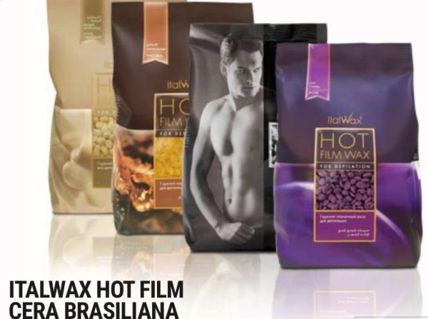 ITALWAX HOT FILM WAX CERA BRASILIANA NATURALE 1000G