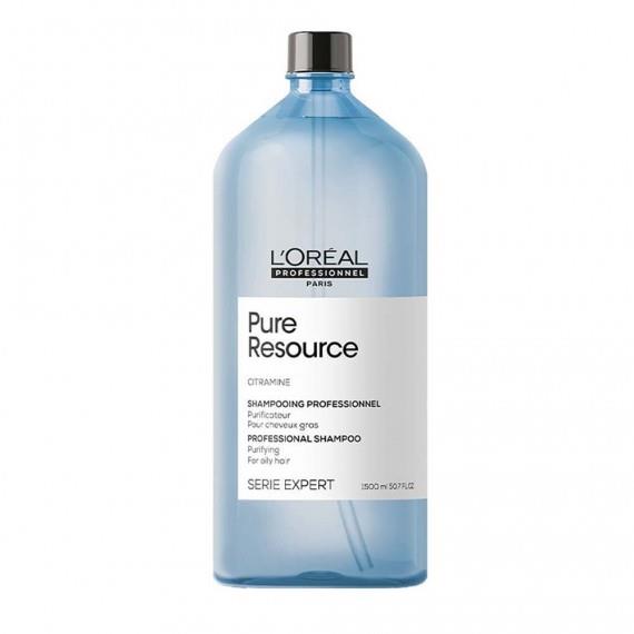 L'Orèal Pure Resource Shampoo purificante per capelli grassi 1500 ml