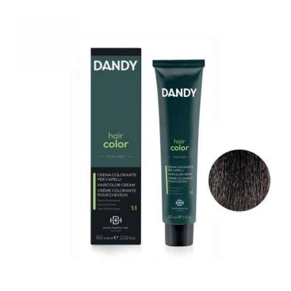 Lisap Dandy Color tintura per l'uomo 60ml - 4 Castano 