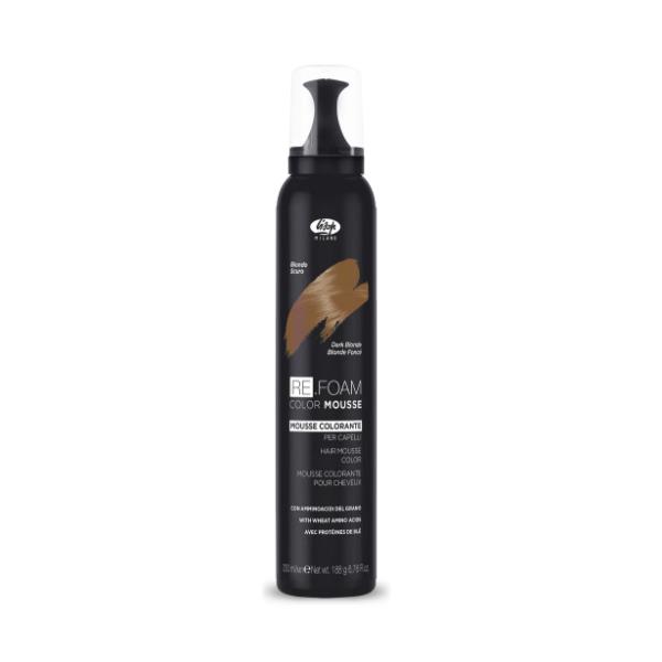 Lisap RE.FOAM Color Conditioning Mousse 200 ml - Biondo Scuro