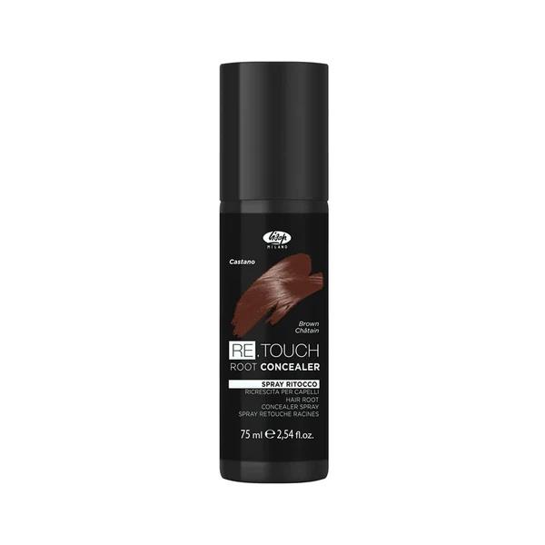 Lisap Retouch Spray per ritoccare la ricrescita 75ml Castano