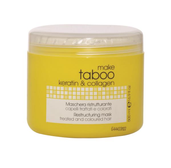 MAKE TABOO KERATIN & COLLAGEN MASK TRATTAMENTO RISTRUTTURANTE 500ML