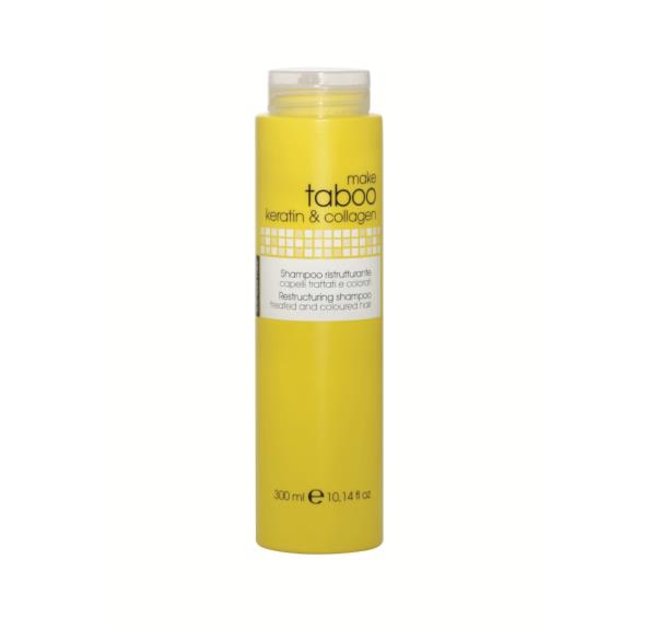 MAKE TABOO KERATIN & COLLAGEN SHAMPOO RISTRUTTURANTE 300ML