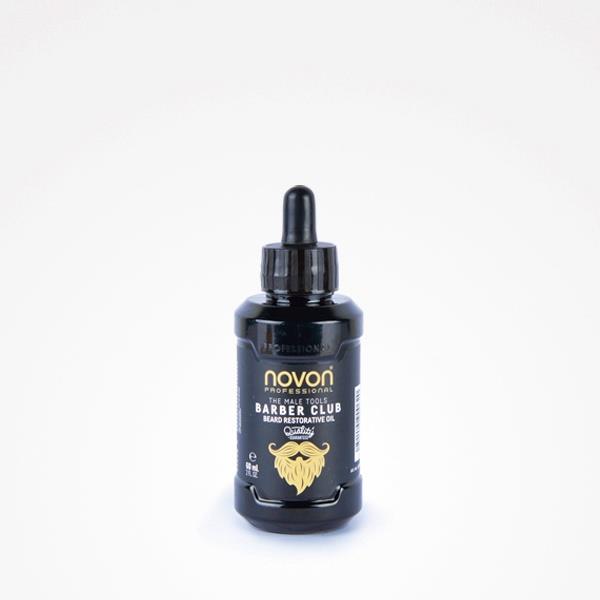 NOVON BARBER CLUB OIL 60ML - OLIO RIPARATORE PER BARBA
