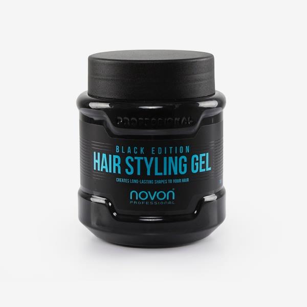 NOVON BLACK EDITION HAIR STYLING GEL 700ML FISSAGGIO FORTE