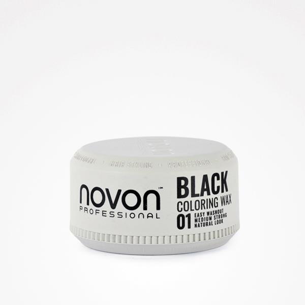 NOVON COLORING WAX CERA PER CAPELLI COLORATA NERA 100 ML