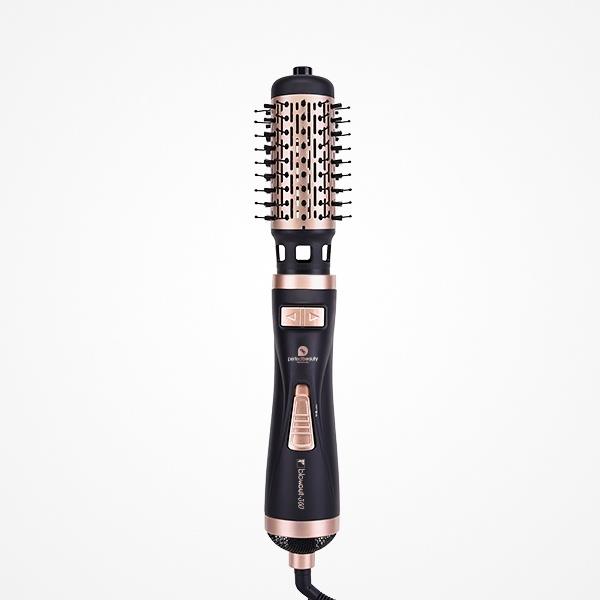PERFECTBEAUTY SPAZZOLA ASCIUGACAPELLI ROTANTE 2 IN 1 BLOW OUT 360º