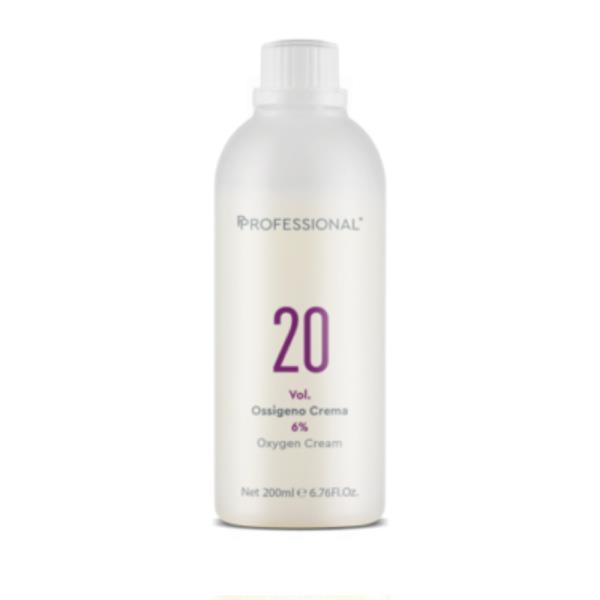 PROFESSIONAL EMULSIONE OSSIDANTE IN CREMA 6% 20 VOL. PER TINTURE 200ML