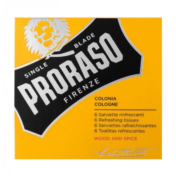 Proraso Giallo Wood and Spice Salvietta professionale x6pz