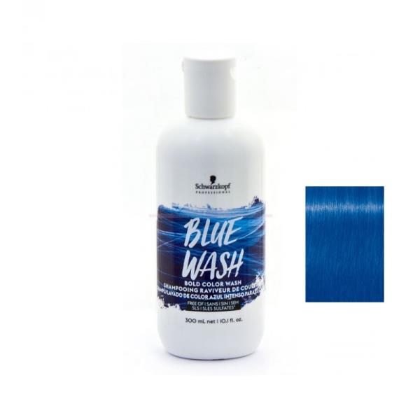 Schwarzkopf Bold Color Wash Blue 300ml shampoo colorante blu