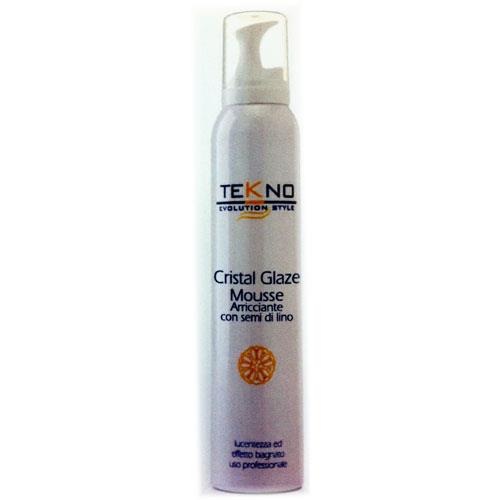 Tekno cristal glaze mousse arricciante con semi di lino 200 ml