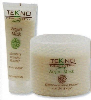 Tekno Argan Mask 200 ml per capelli danneggiati e opachi