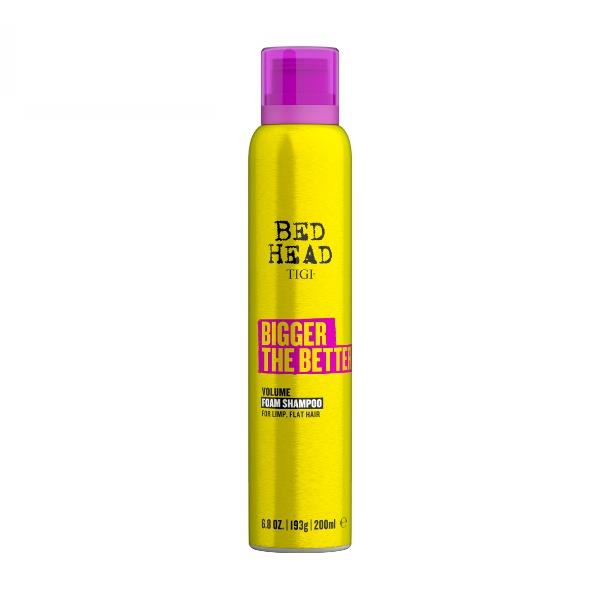 TIGI BED HEAT BIGGER THE BETTER VOLUME SHAMPOO FOAM 200 ml