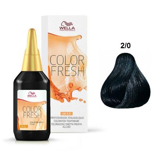 Wella Color Fresh 2/0 Nero 75 ml