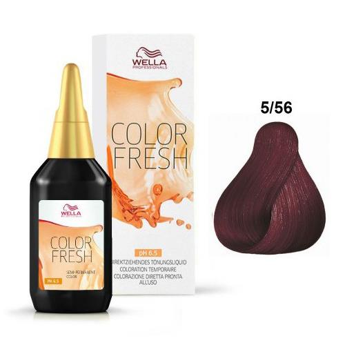 Wella Color Fresh 5/56 Castano Chiaro Mogano Violetto 75 ml