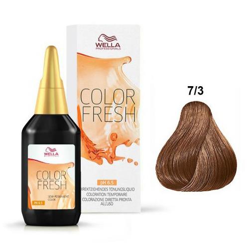 Wella Color Fresh 7/3 Biondo Medio Dorato 75 ml