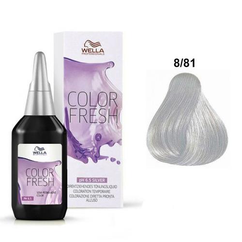 Wella Color Fresh 8/81 Biondo Chiaro Perla Cenere Silver 75 ml