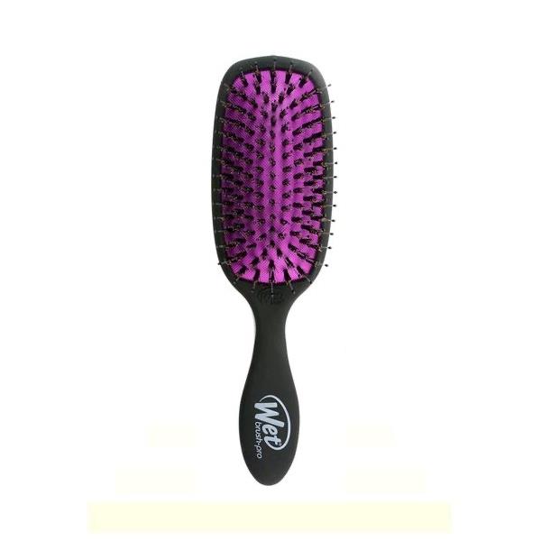 Wet Brush Shine Enhancer Spazzola Nera per capelli secchi, crespi o danneggiati.