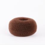 Bifull crespo a ciambella per chignon castano 9 cm