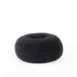 Bifull crespo a ciambella per chignon nero 9 cm