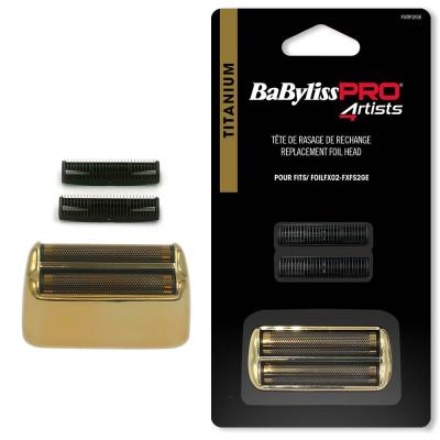 BABYLISS PRO 4ARTIST FXRF2GE TESTINA PER SHAVER DOUBLE FOIL FXFS2GE GOLD