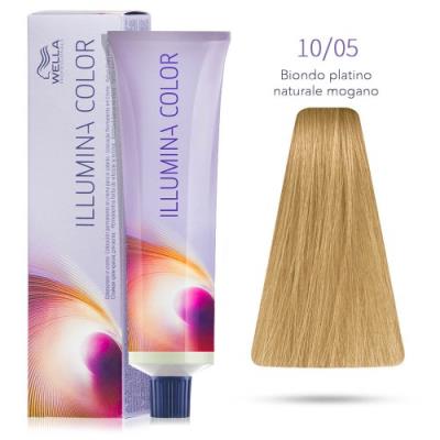 Wella Illumina Color 10/05 Biondo Platino Naturale Mogano 60 ml