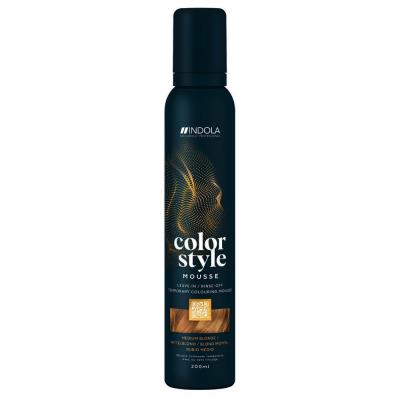 Indola Color Style Mousse Medium Blonde 200 ml Biondo medio