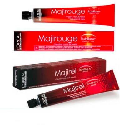 l’Orèal Majirel e Majirouge colore per capelli 50ml