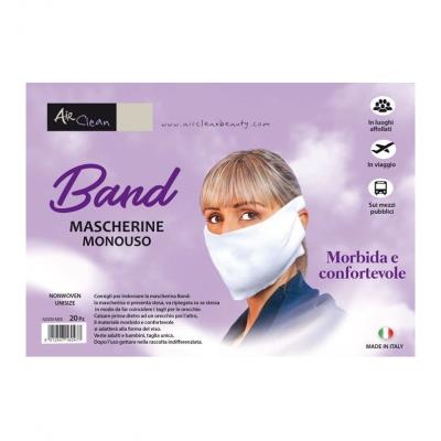 Air Clean Band Mascherina monouso in Spunlace doppio strato 