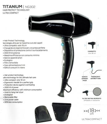 New Generation Titanium 302 phon professionale Ultra Compatto