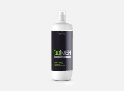 Schwarzkopf 3D Men Hair & Body shampoo 1000 ml