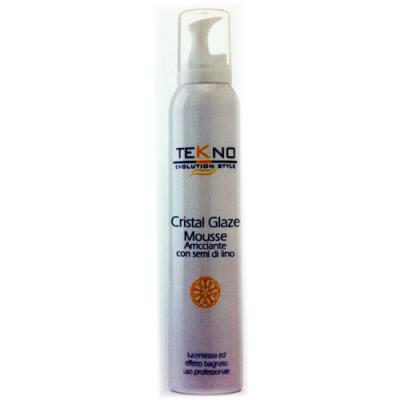 Tekno cristal glaze mousse arricciante con semi di lino 200 ml