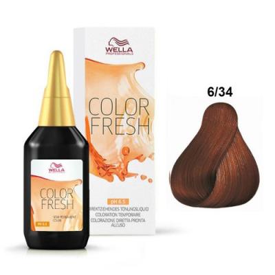 Wella Color Fresh 6/34 Biondo Scuro Oro Ramato 75 ml