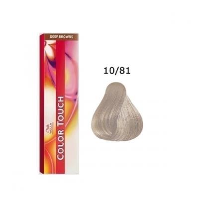 Wella Color Touch Rich 10/81 Biondo Platino Perla Cenere 60ml