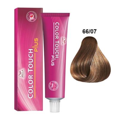 Wella Color Touch Plus 66/07 Biondo Scuro Naturale Sabbia 60ml