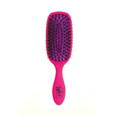 Wet Brush Shine Enhancer Spazzola Rosa per capelli secchi, crespi o danneggiati.